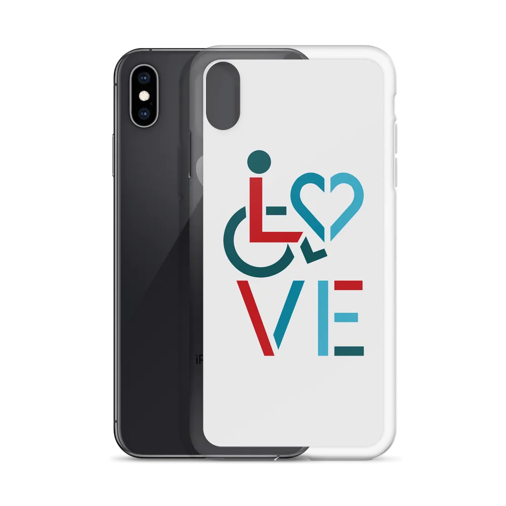 LOVE (for the Special Needs Community) iPhone Case Stacked Design 3 of 3