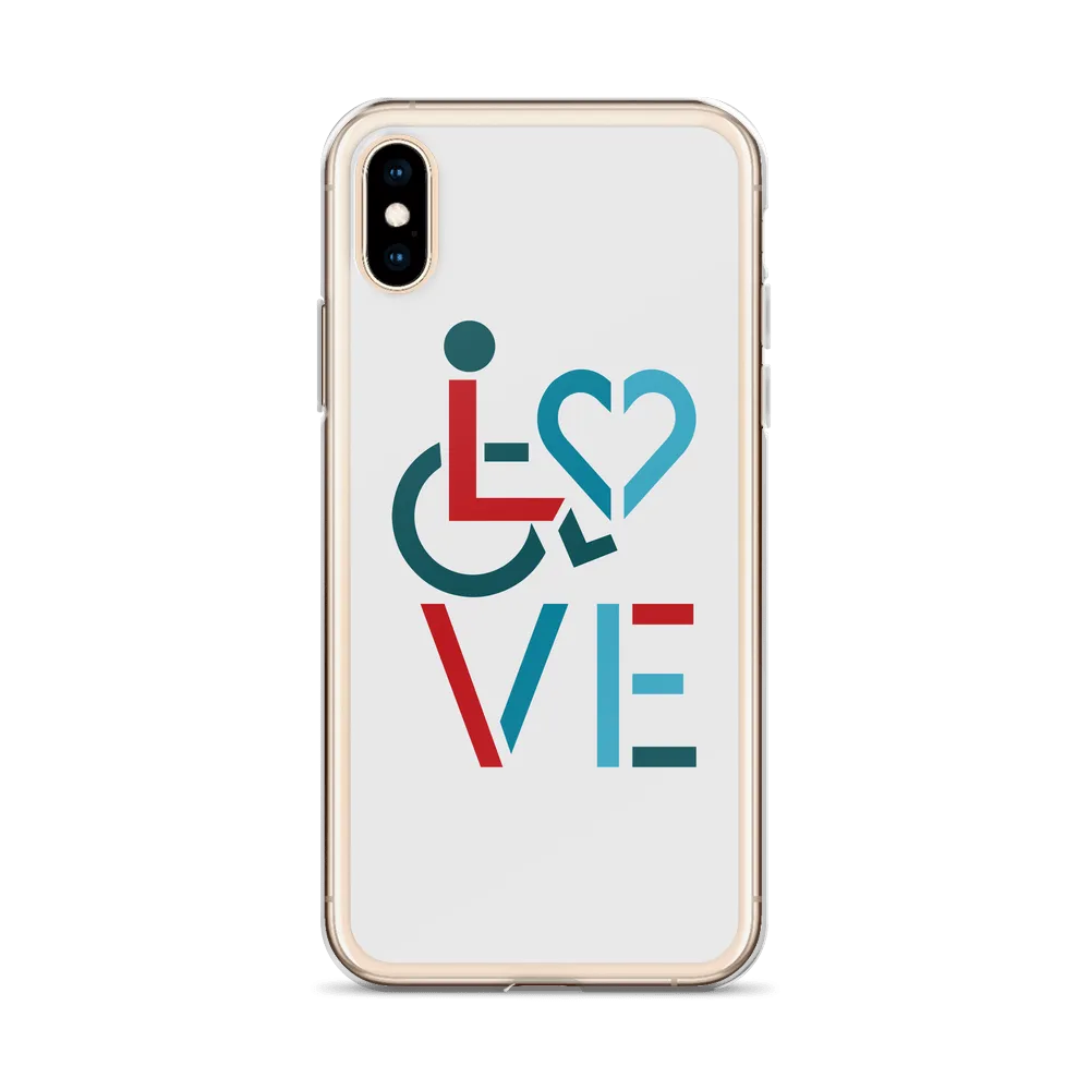 LOVE (for the Special Needs Community) iPhone Case Stacked Design 3 of 3