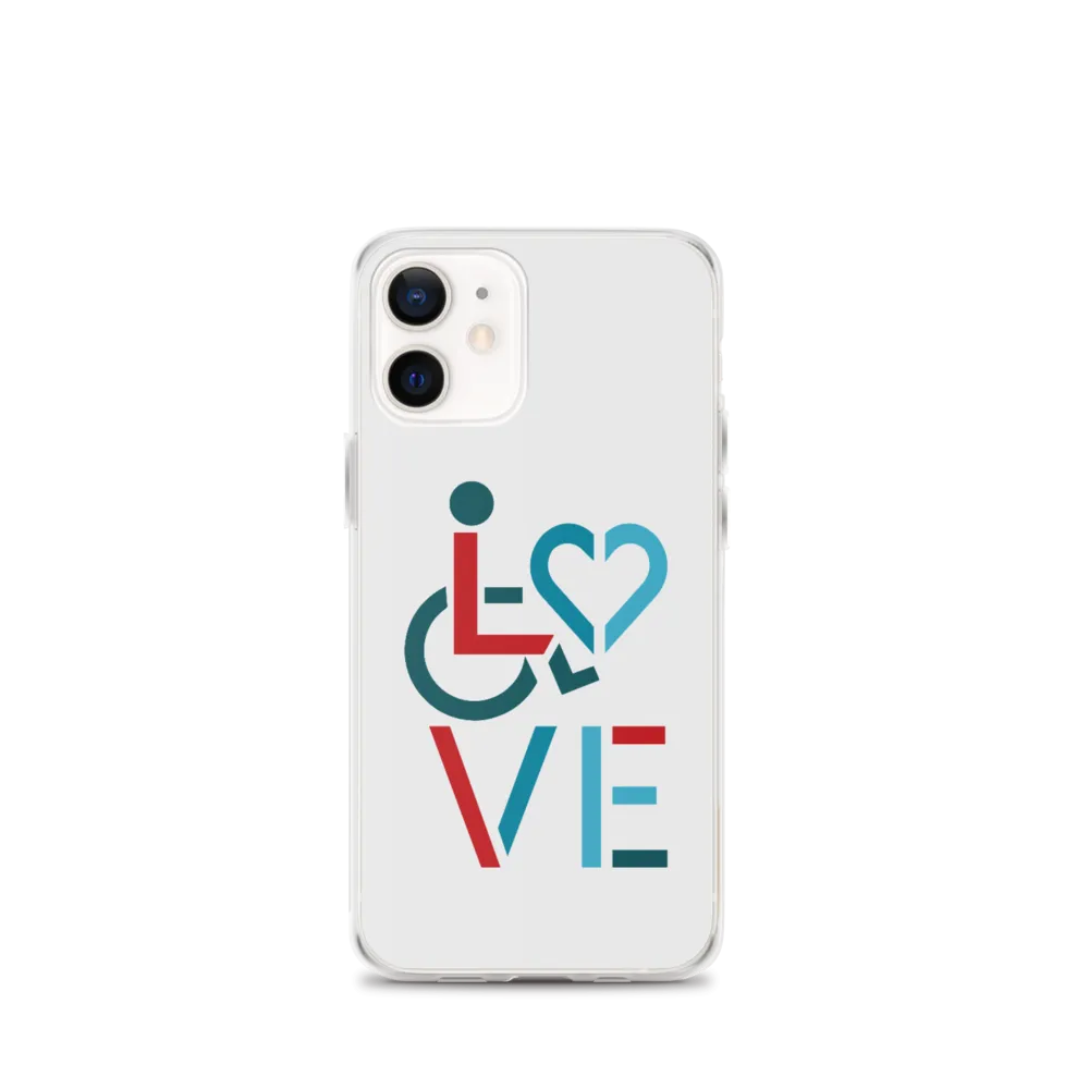 LOVE (for the Special Needs Community) iPhone Case Stacked Design 3 of 3