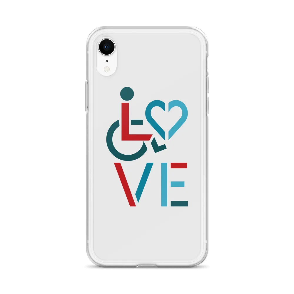 LOVE (for the Special Needs Community) iPhone Case Stacked Design 3 of 3