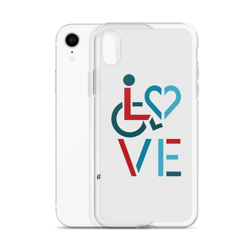 LOVE (for the Special Needs Community) iPhone Case Stacked Design 3 of 3