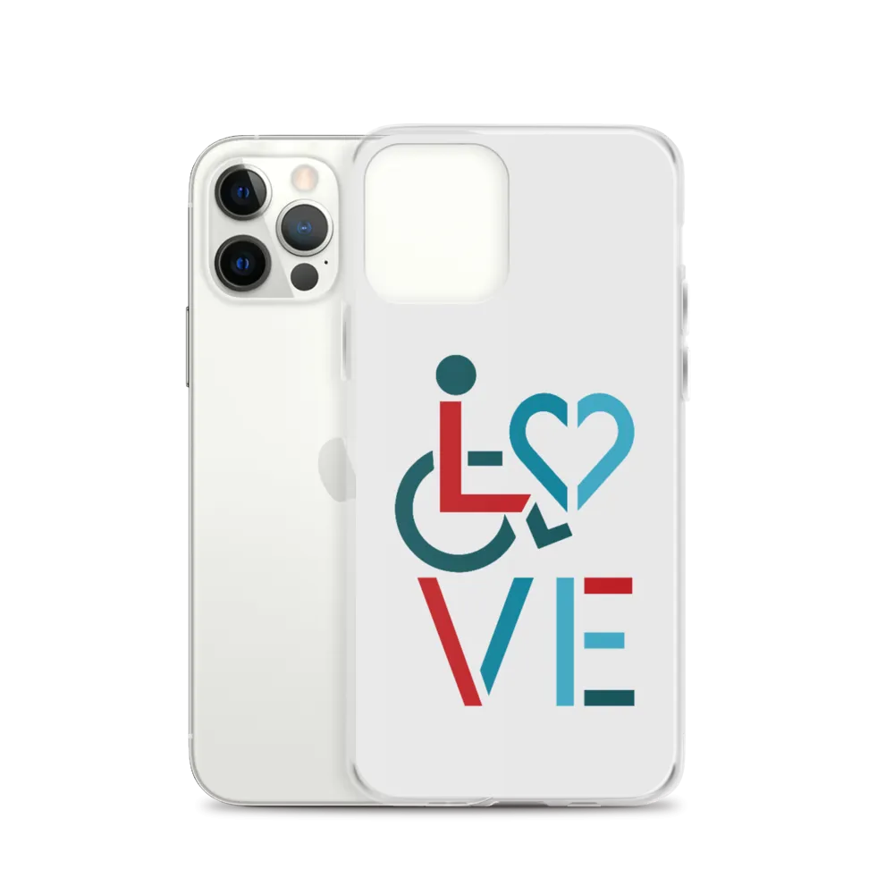 LOVE (for the Special Needs Community) iPhone Case Stacked Design 3 of 3