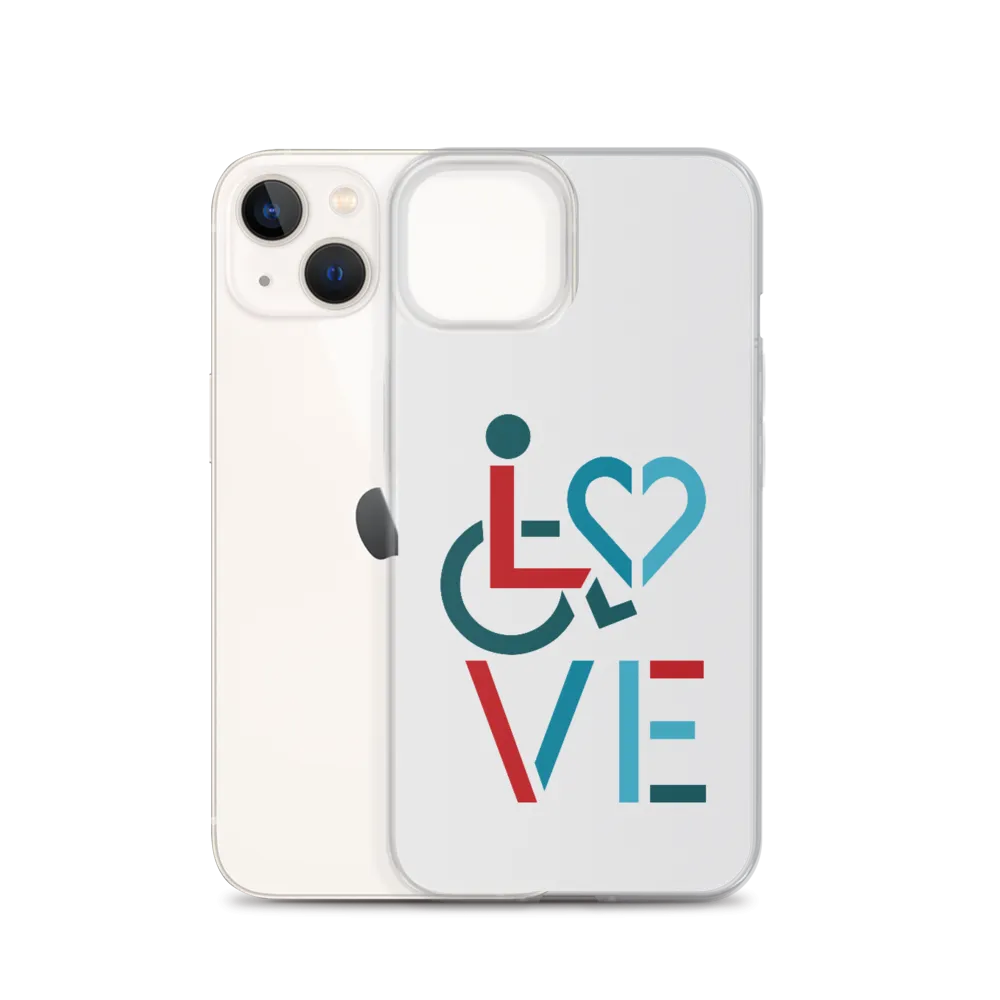 LOVE (for the Special Needs Community) iPhone Case Stacked Design 3 of 3