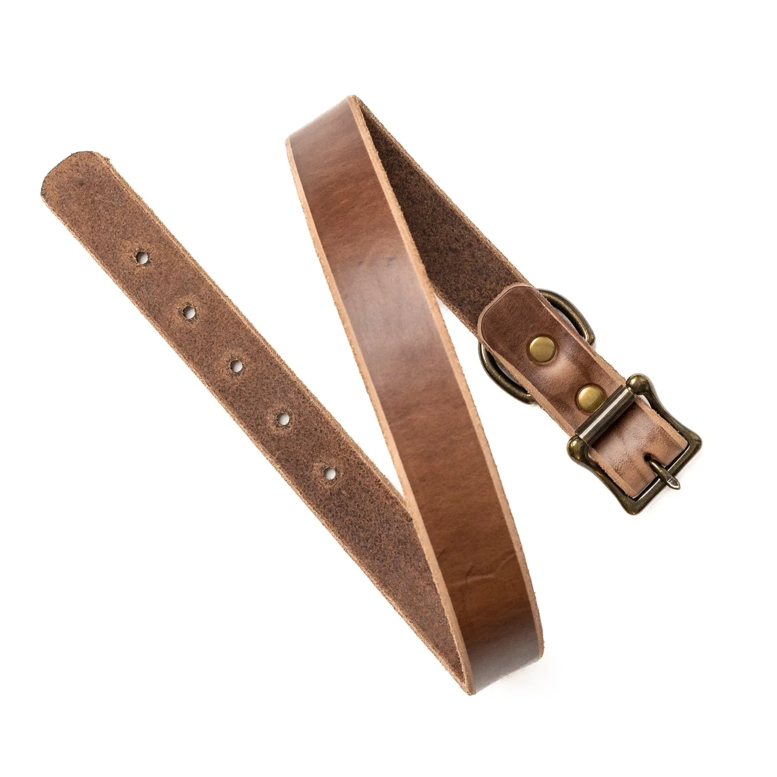Matching Dog Collar & Leash Bundle - Natural