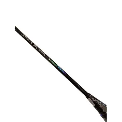 MAXBOLT LIMITED EDITION Black Woven Badminton Racquet (Strung)