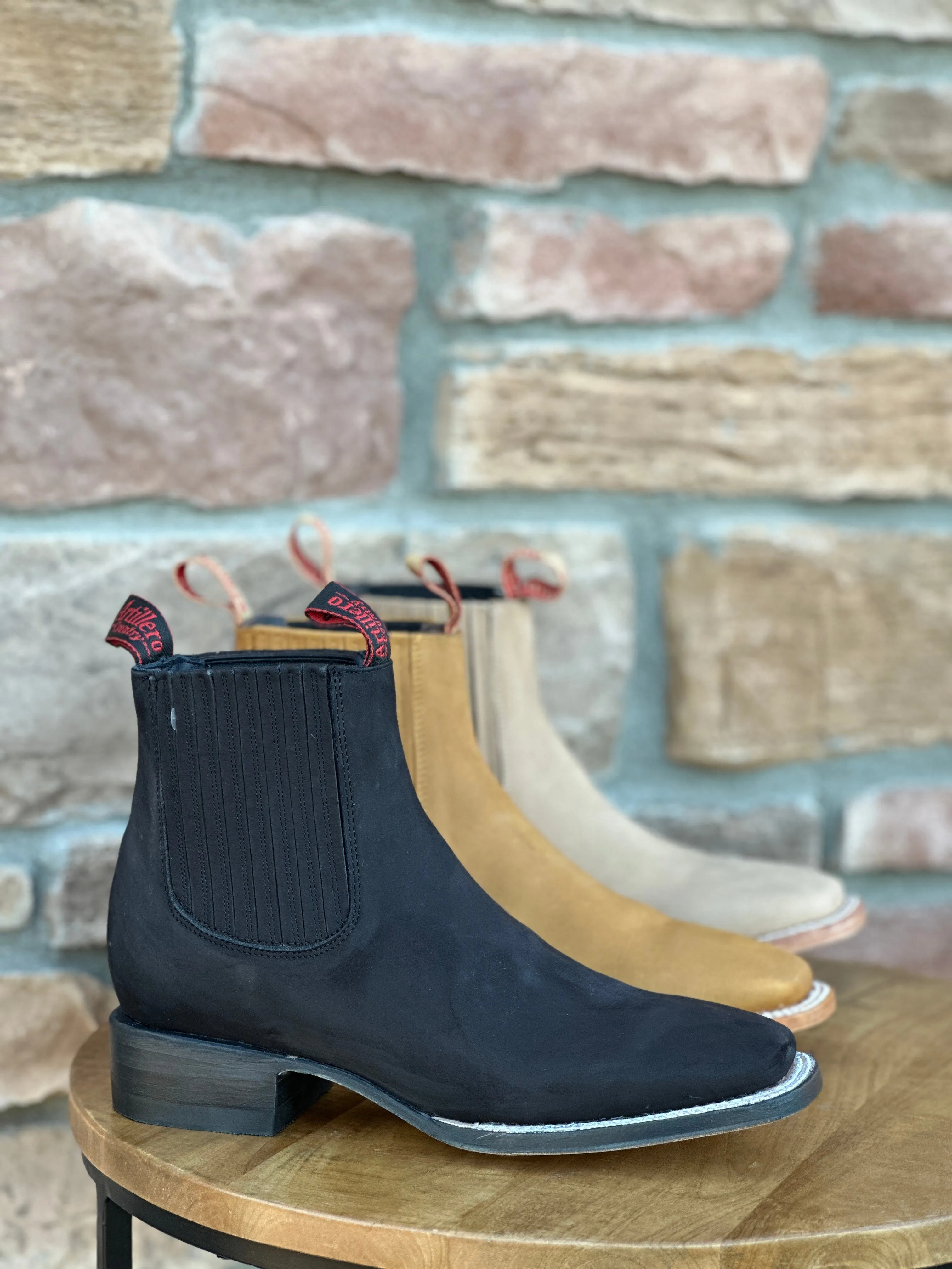 Men Beige/Orynx Nobuck Rodeo Botin