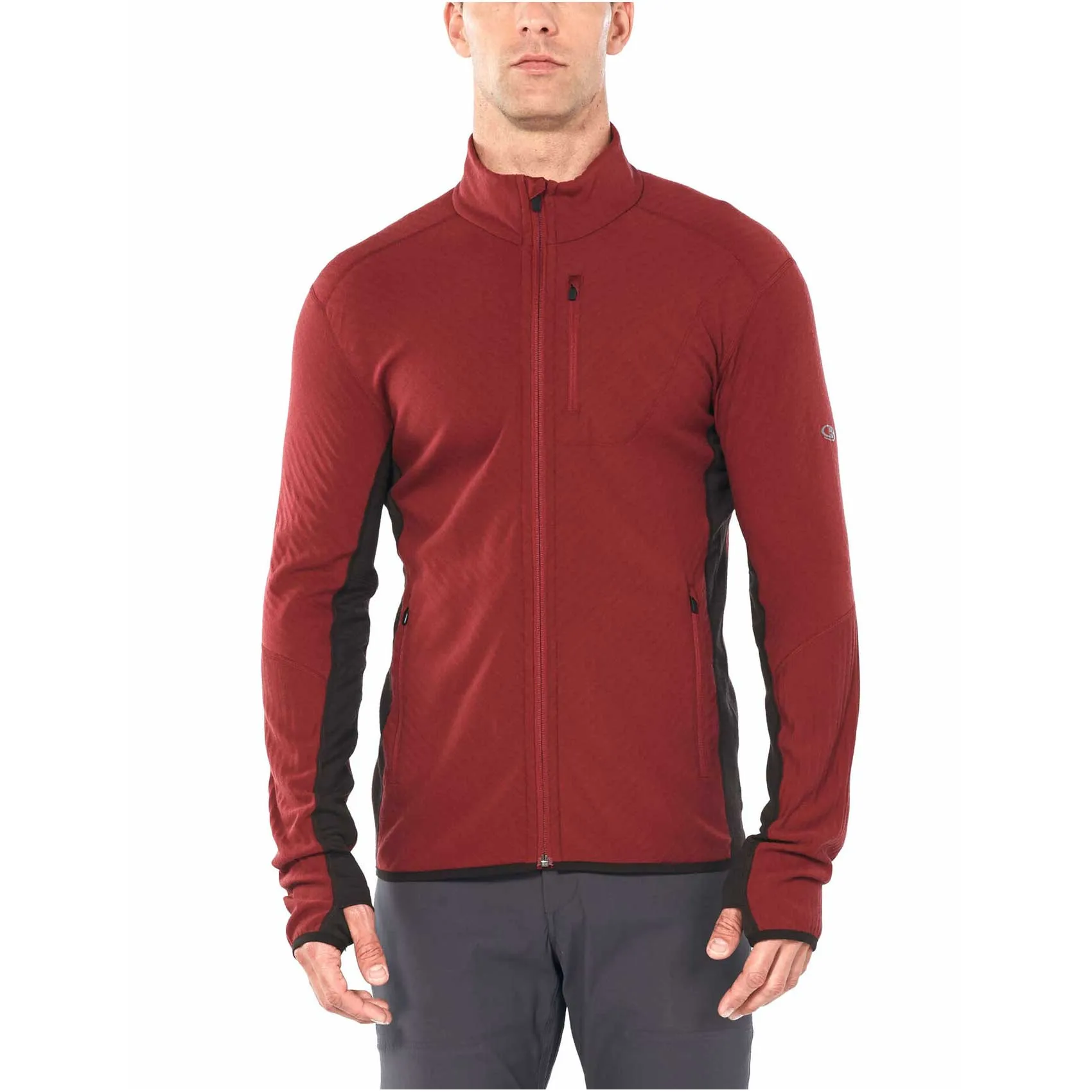 Mens Descender Long Sleeve Zip