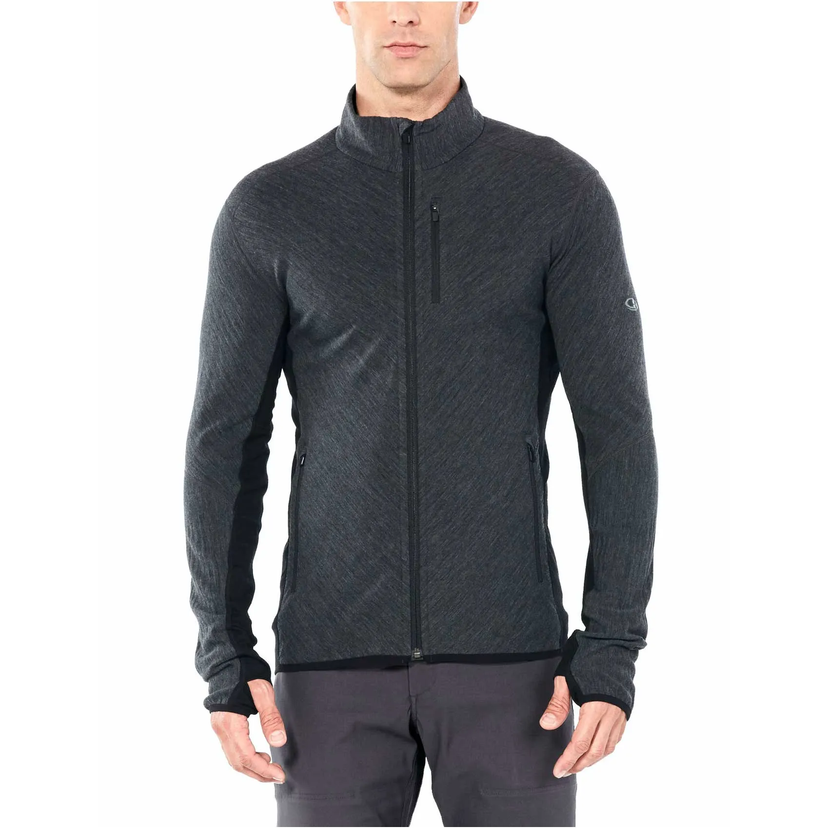 Mens Descender Long Sleeve Zip