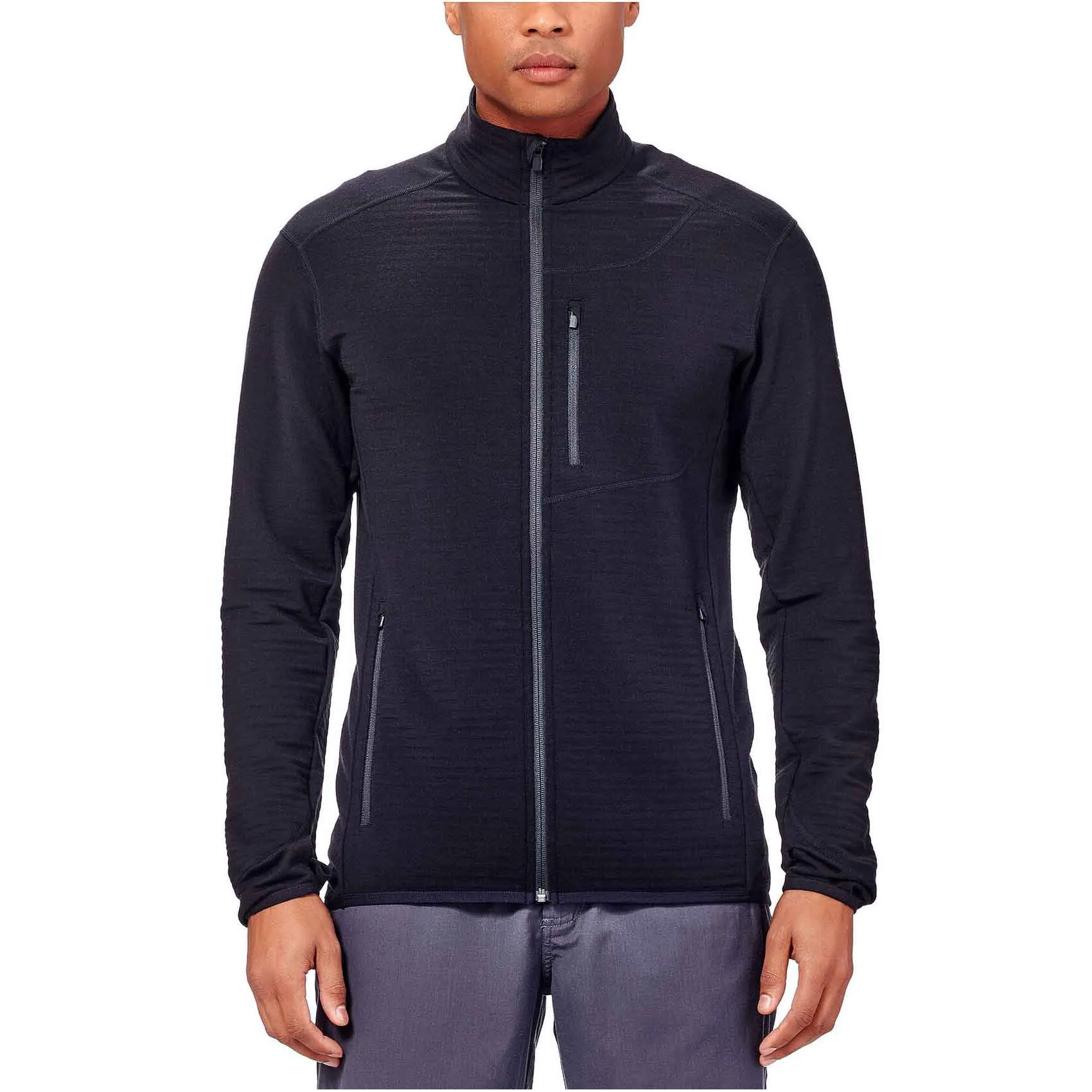 Mens Descender Long Sleeve Zip