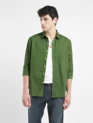 Men's Solid Slim Fit Shirt