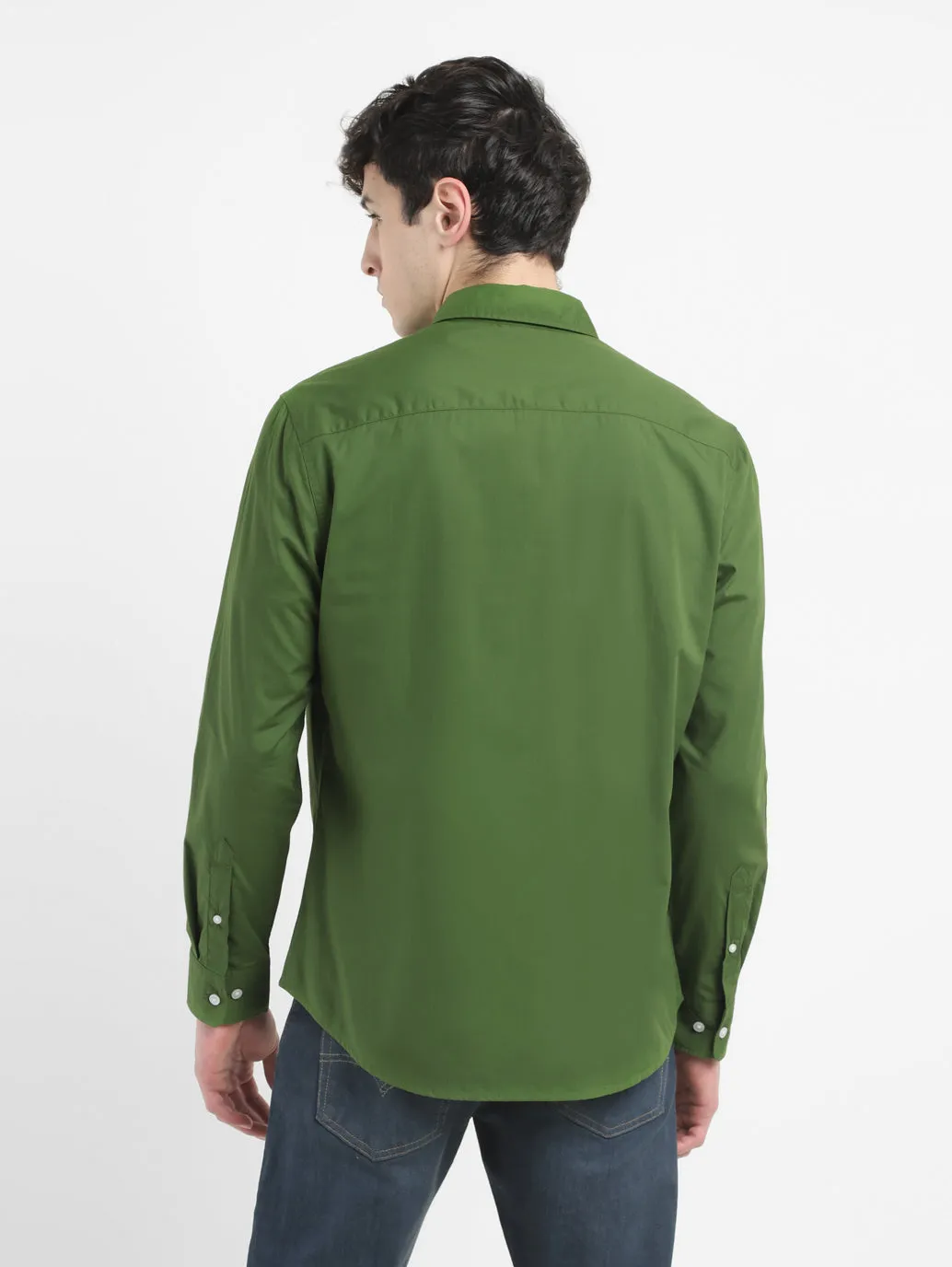 Men's Solid Slim Fit Shirt