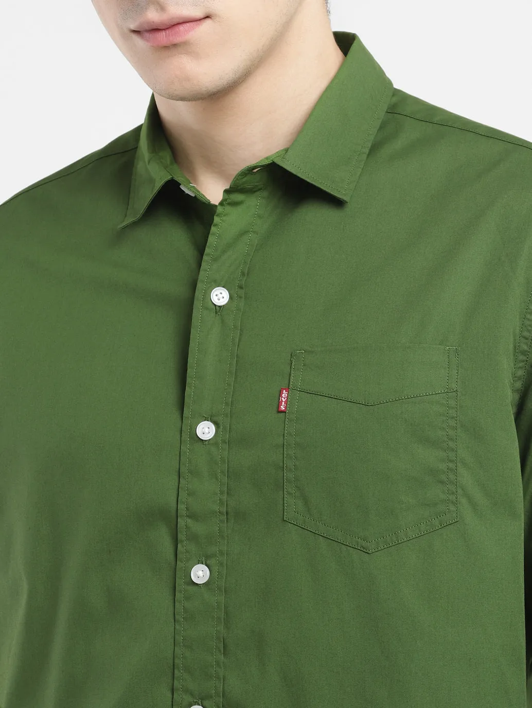 Men's Solid Slim Fit Shirt