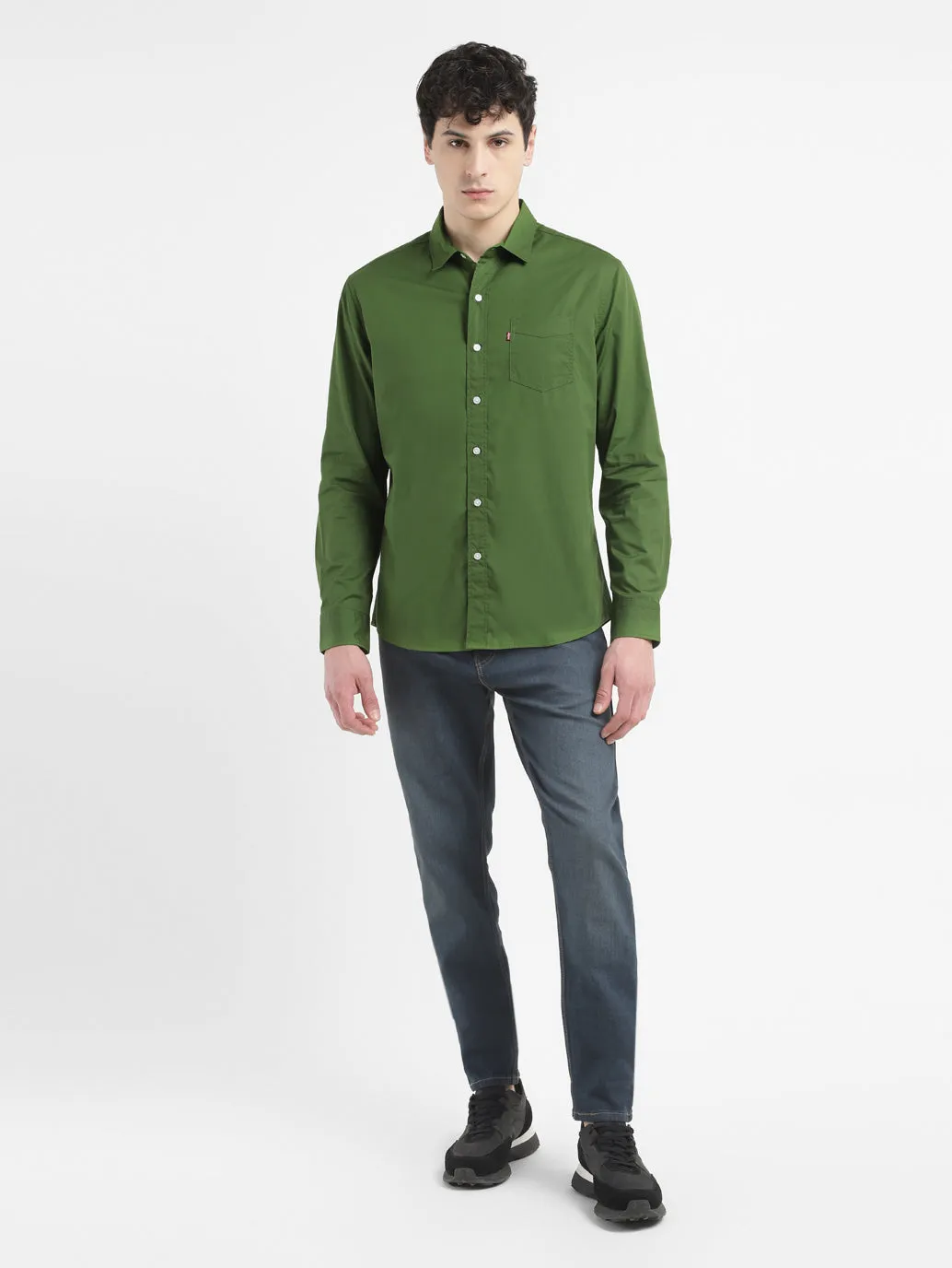 Men's Solid Slim Fit Shirt