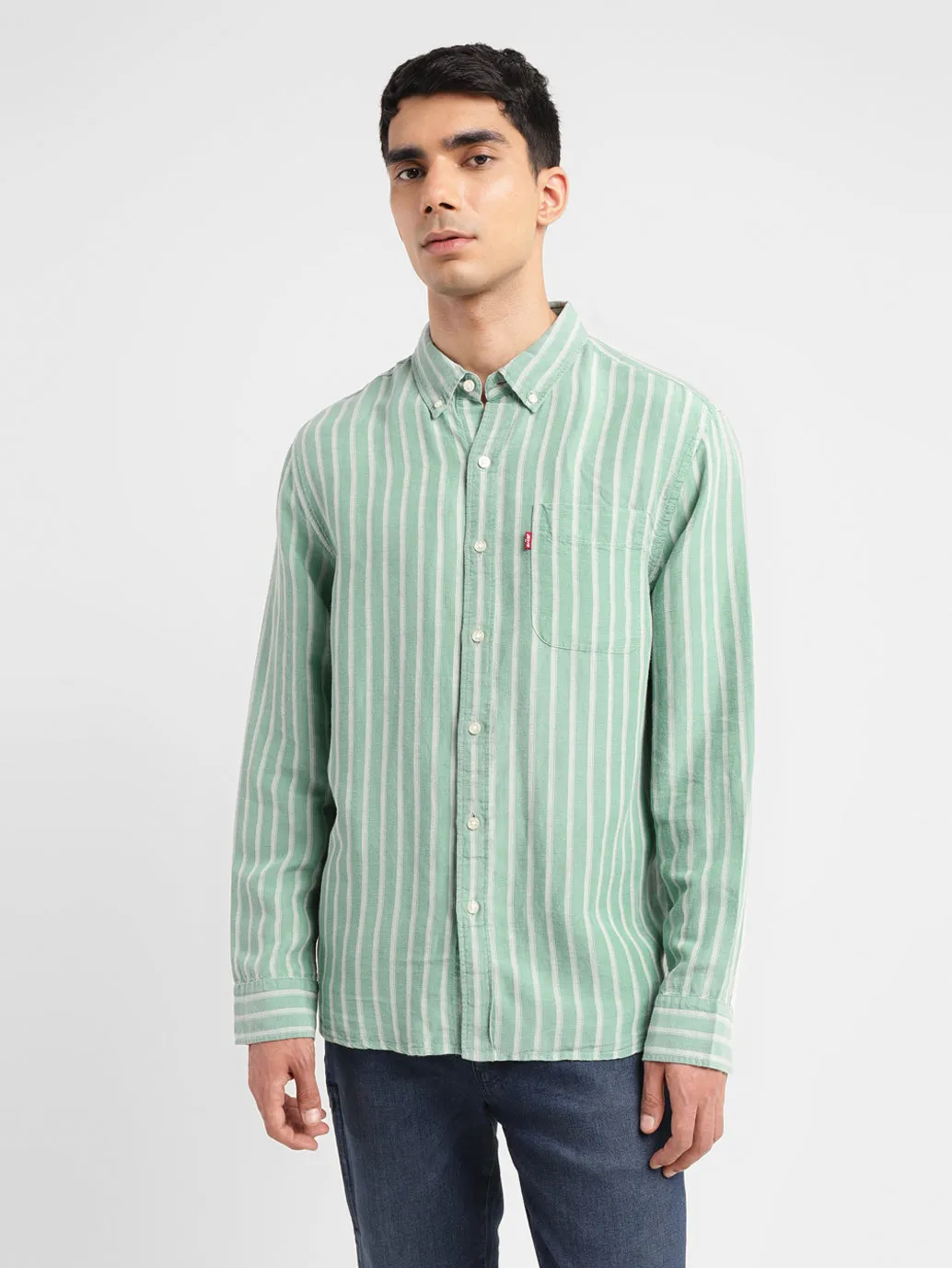 Men's Striped Slim Fit Shirt