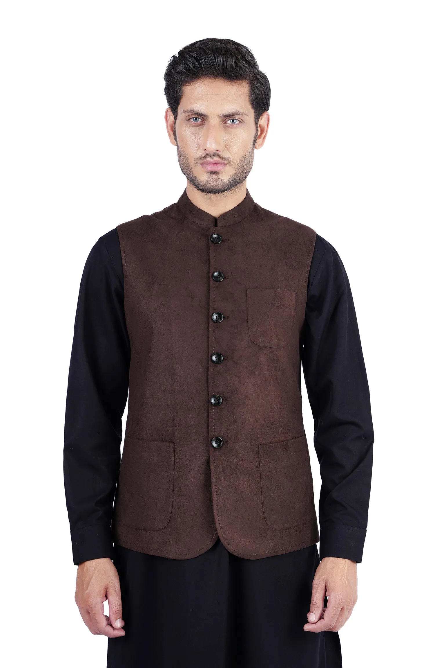 Mens Suede Waist Coat