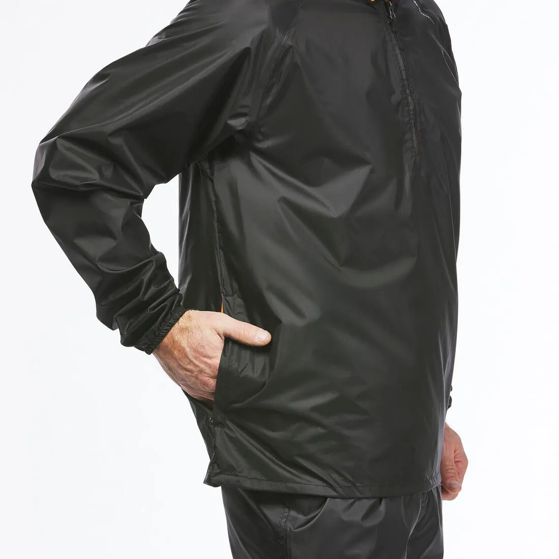 Men's Windproof and Water-repellent Hiking Jacket - Raincut 1/2 Zip