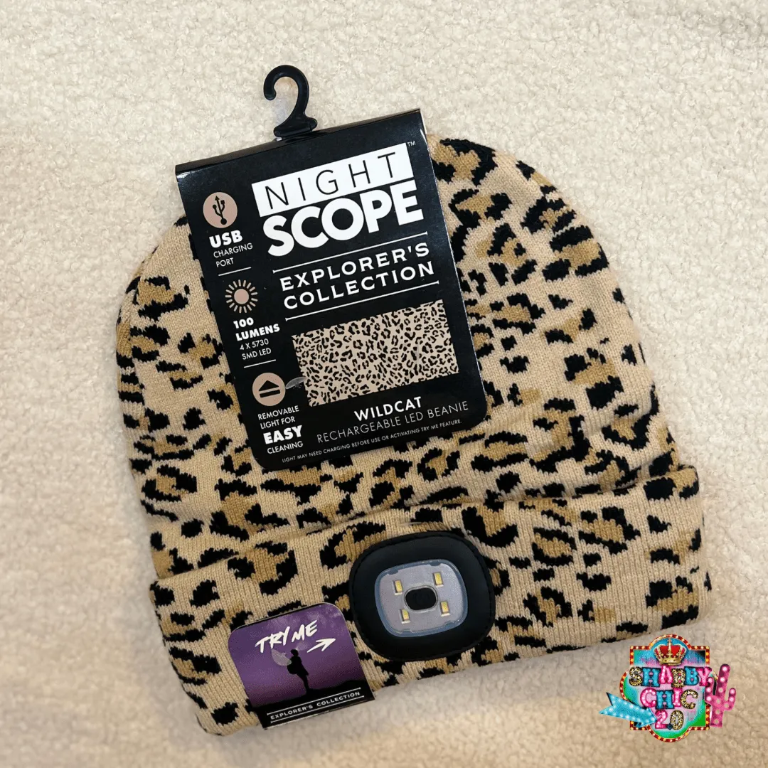 Night Scope Rechargeable LED Beanie