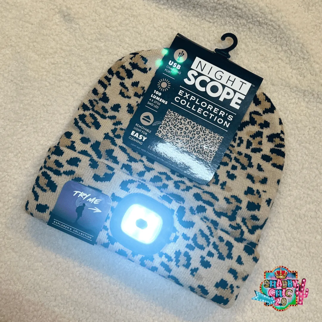 Night Scope Rechargeable LED Beanie
