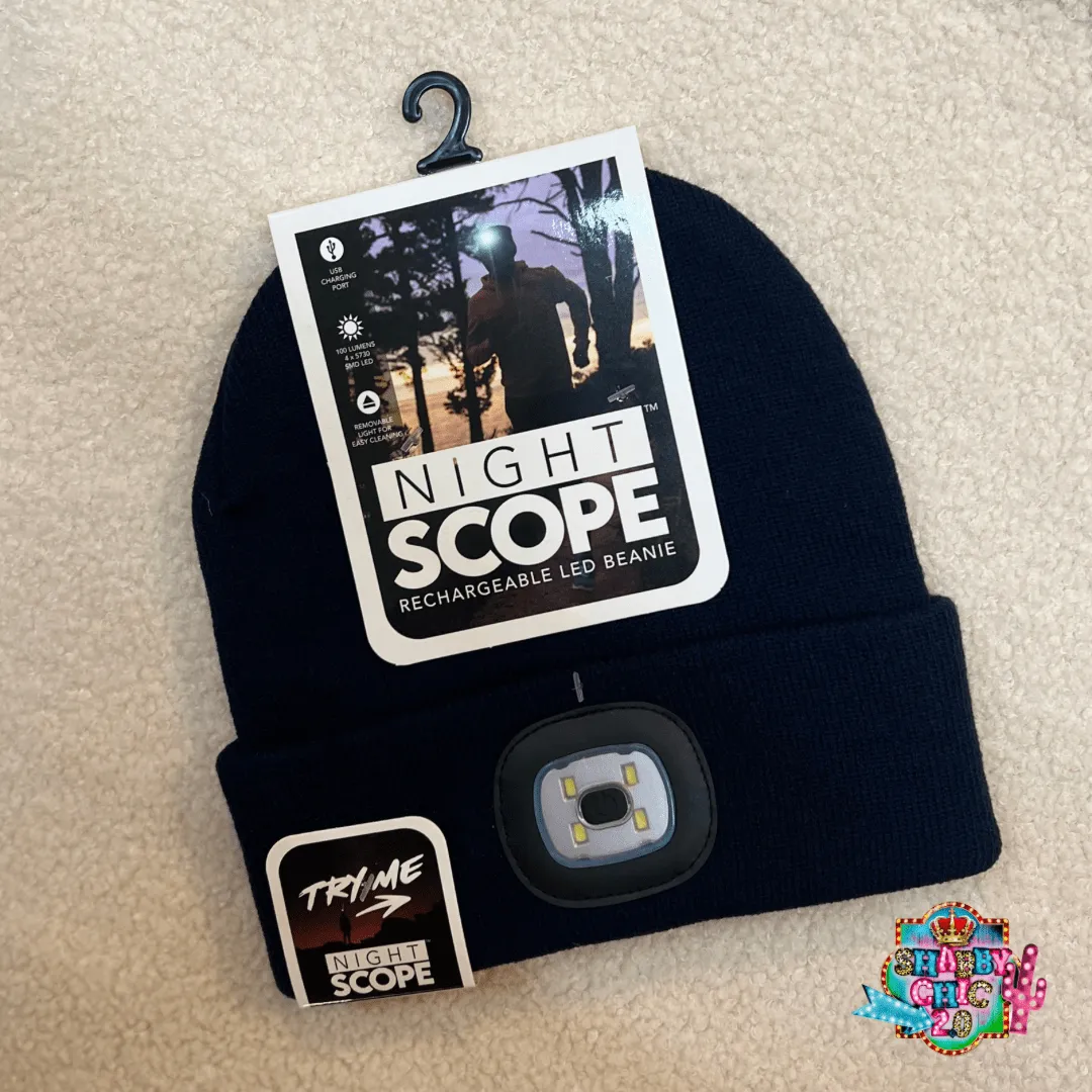 Night Scope Rechargeable LED Beanie
