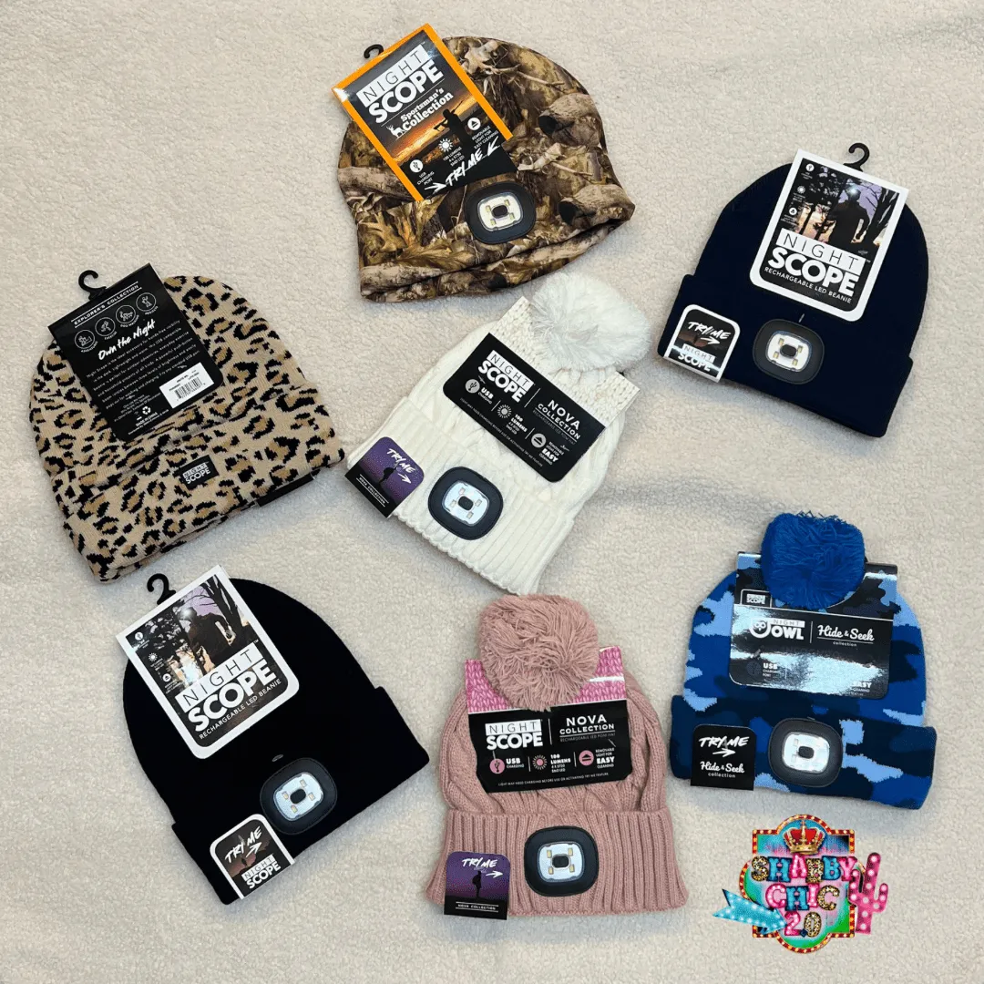 Night Scope Rechargeable LED Beanie
