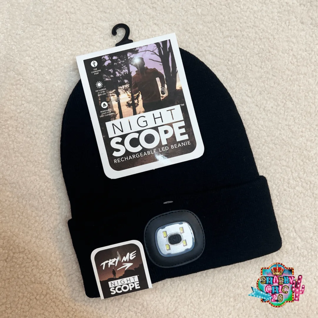 Night Scope Rechargeable LED Beanie