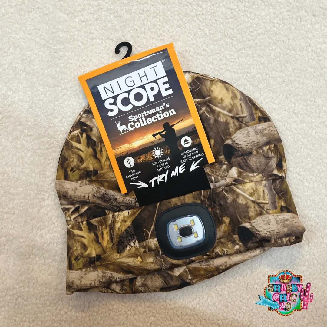 Night Scope Rechargeable LED Beanie