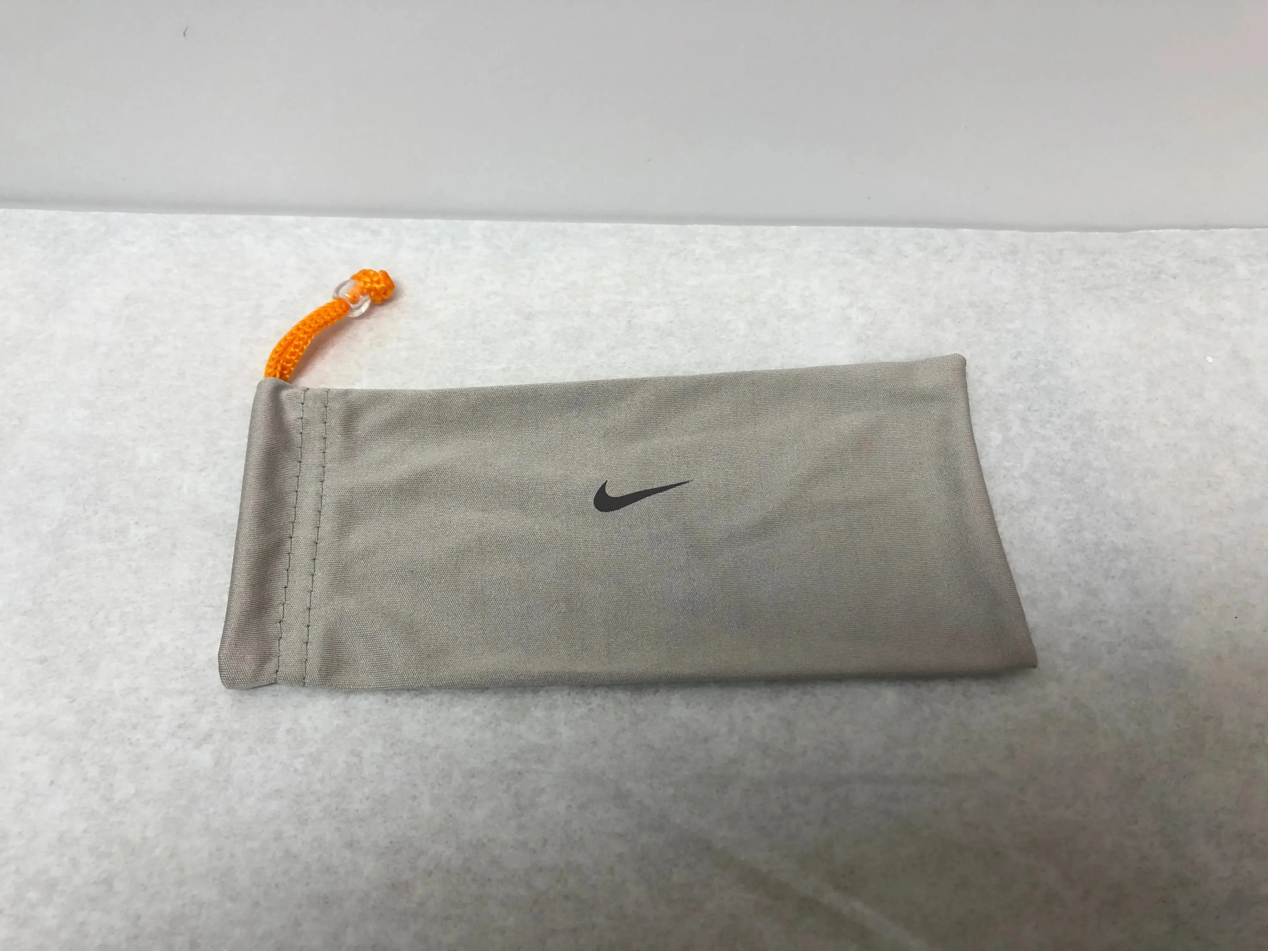 Nike Gray w/ Orange Strap Bag Pouch Optical Eyeglass Soft Case | KMOPT-127