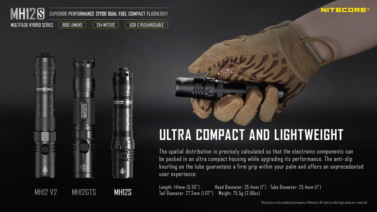 Nitecore - Mh12s