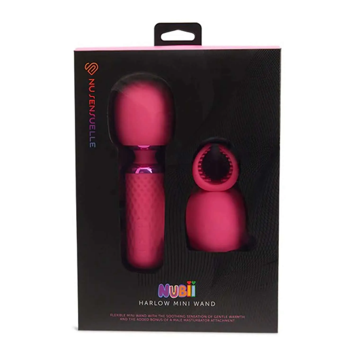 Nu Sensuelle Nubii Harlow Mini Wand Massager - Pink
