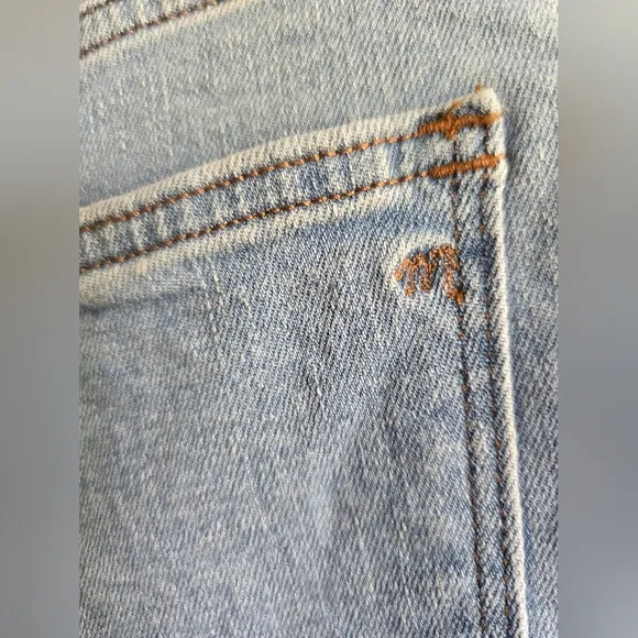 NWT Madewell, High-Rise Denim Shorts, Littleton Wash, NFO31, Size 27‎