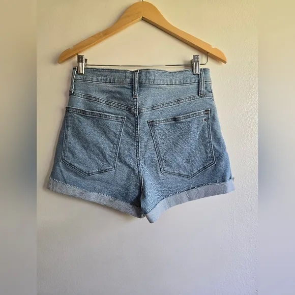 NWT Madewell, High-Rise Denim Shorts, Littleton Wash, NFO31, Size 27‎