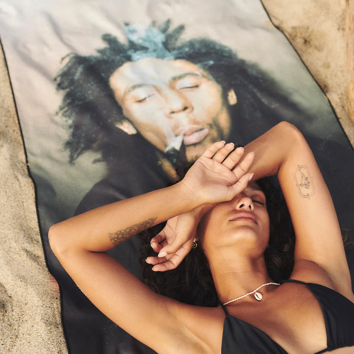 One Drop Performance Quick-Dry Travel Towel | Bob Marley x Slowtide
