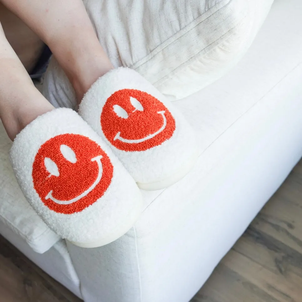 Orange  Happy Slippers