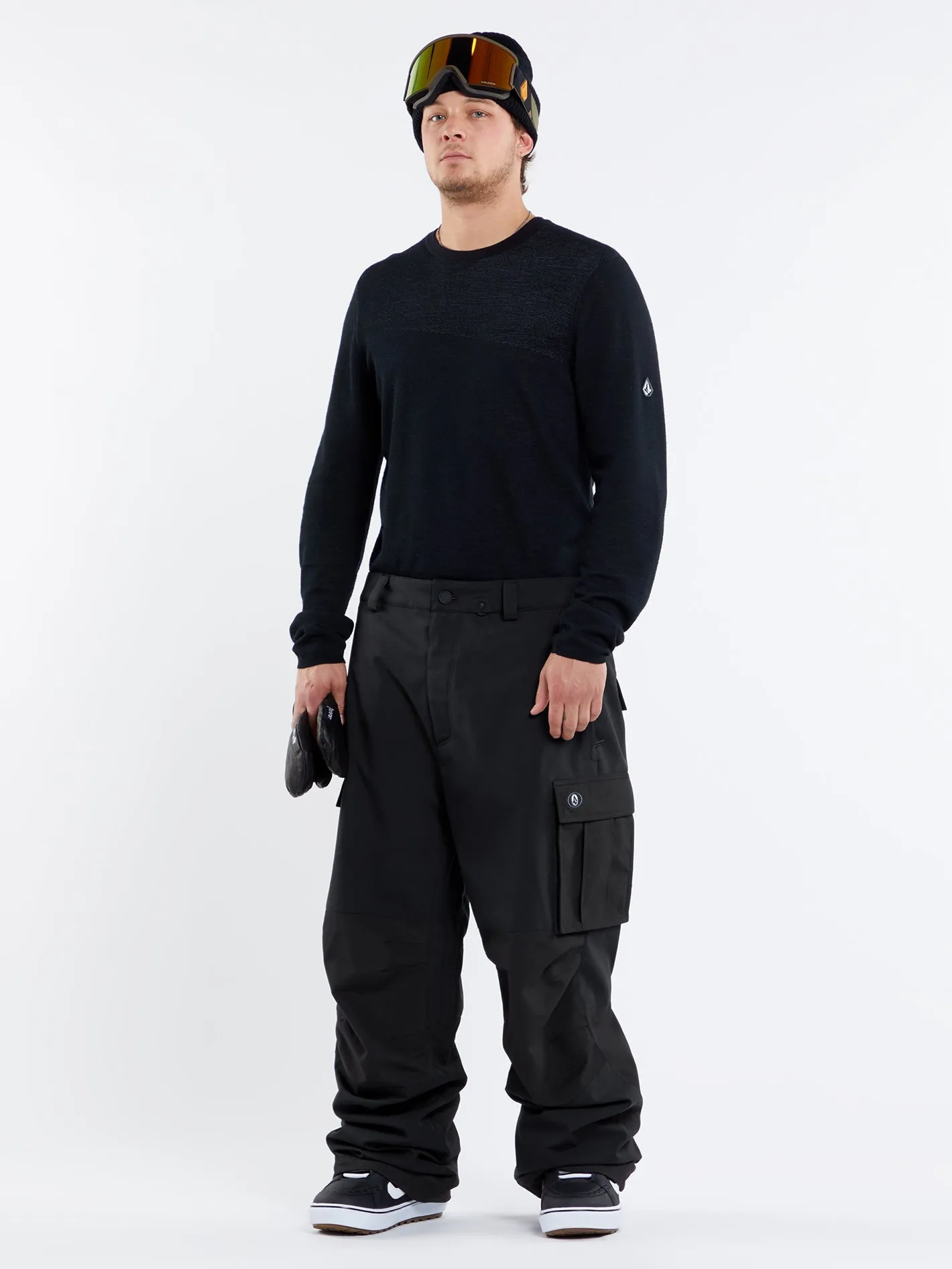 Pantalon Baggy Nwrk - BLACK