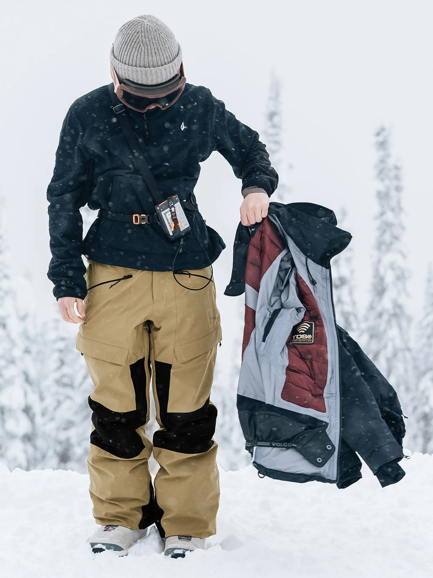 Pantalon Stretch Gore-Tex V.Co At  - DARK KHAKI