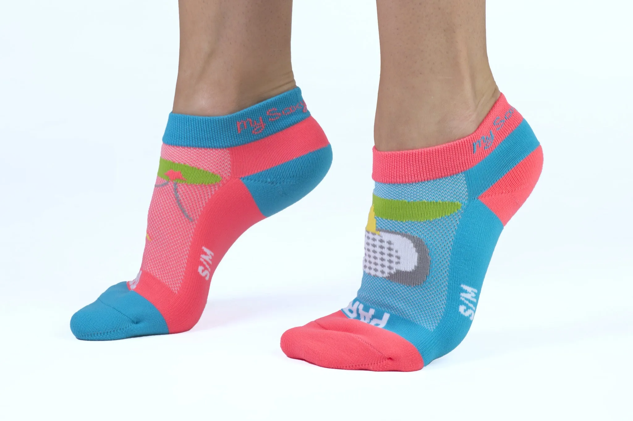 Par Tee (Coral/Blue)
