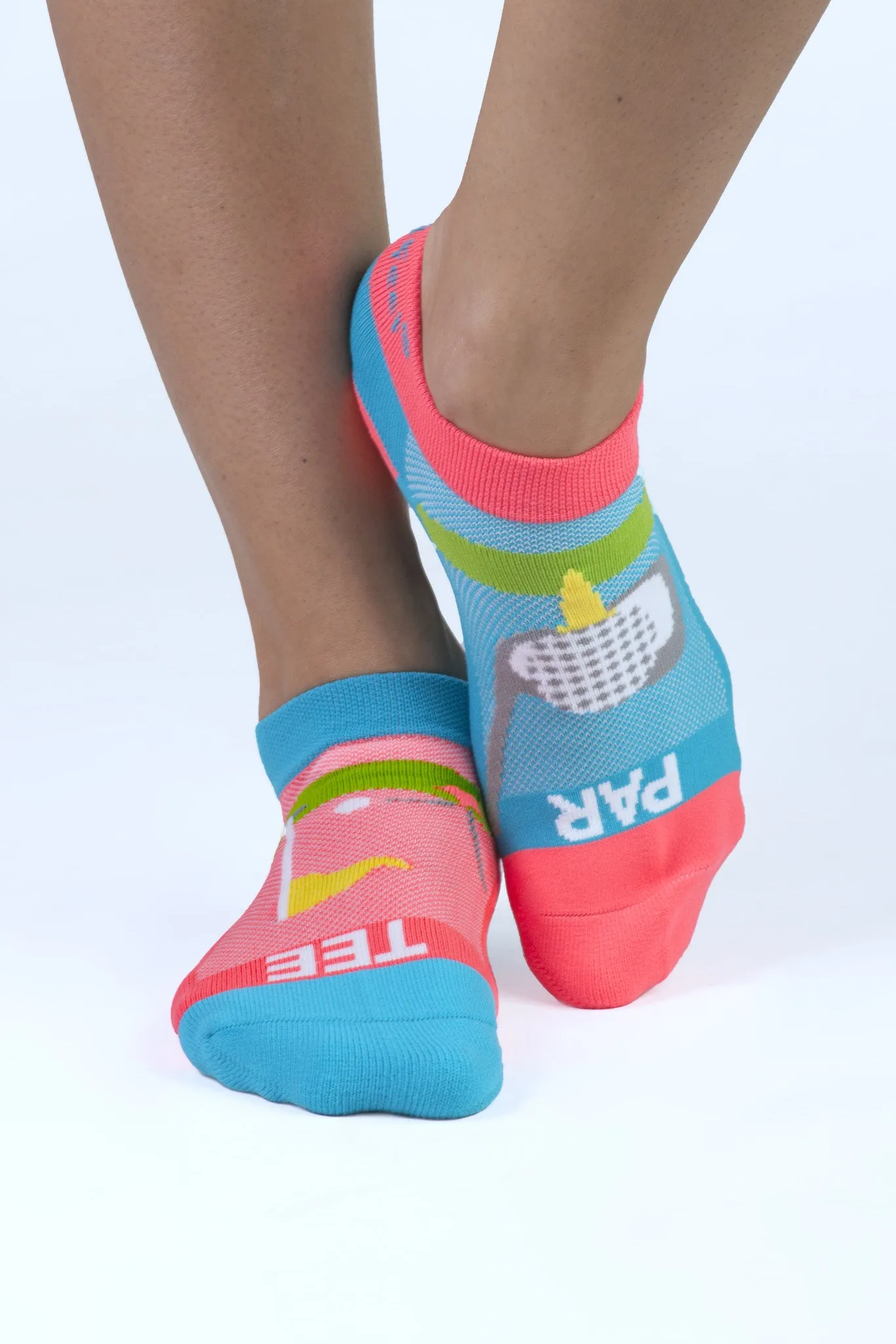 Par Tee (Coral/Blue)