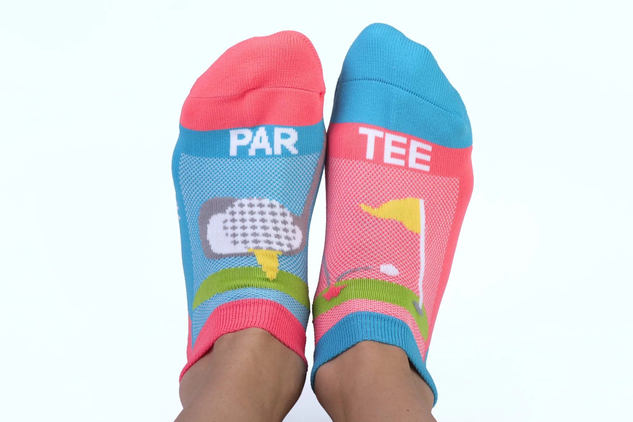 Par Tee (Coral/Blue)