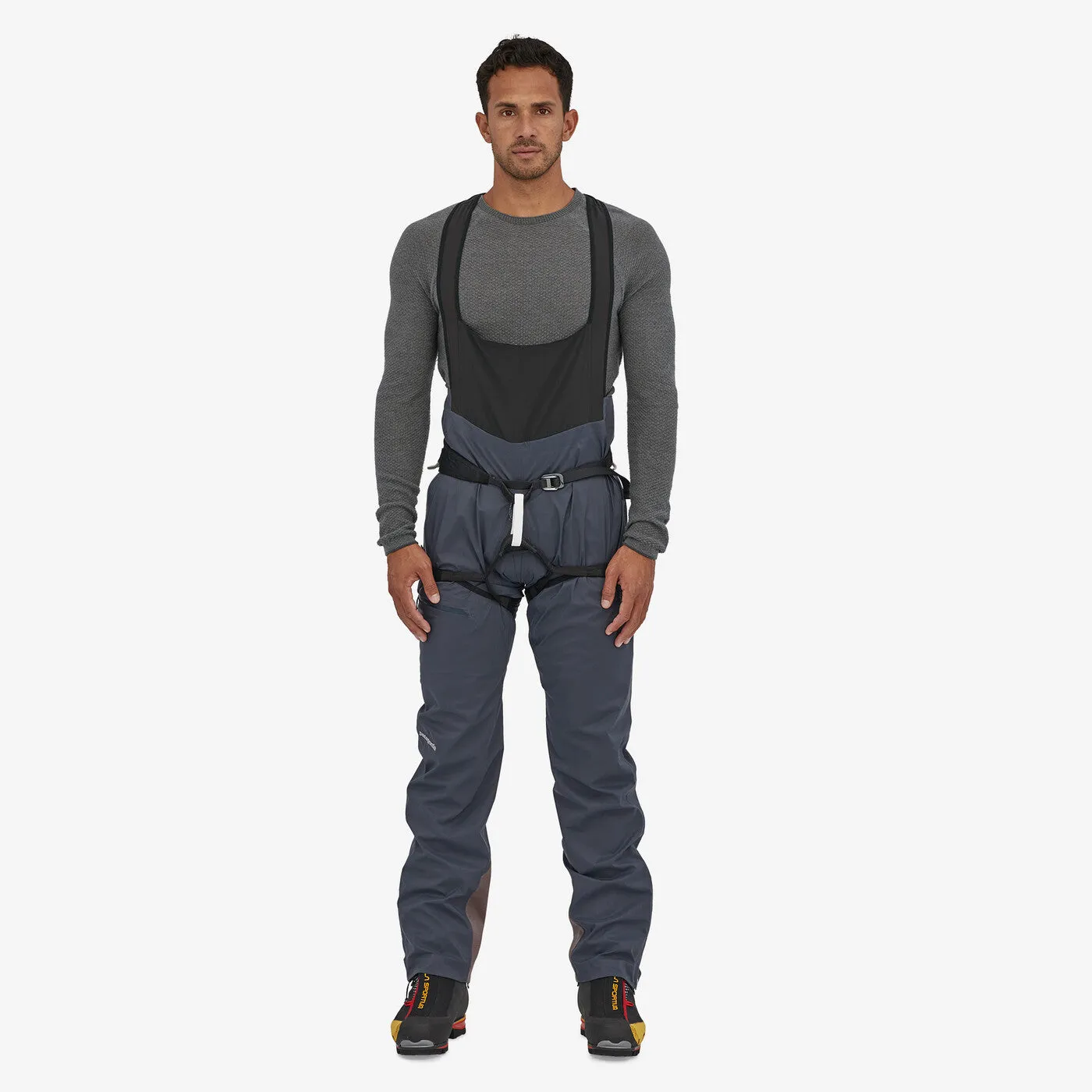 Patagonia - M's Dual Aspect Bibs - Smolder Blue