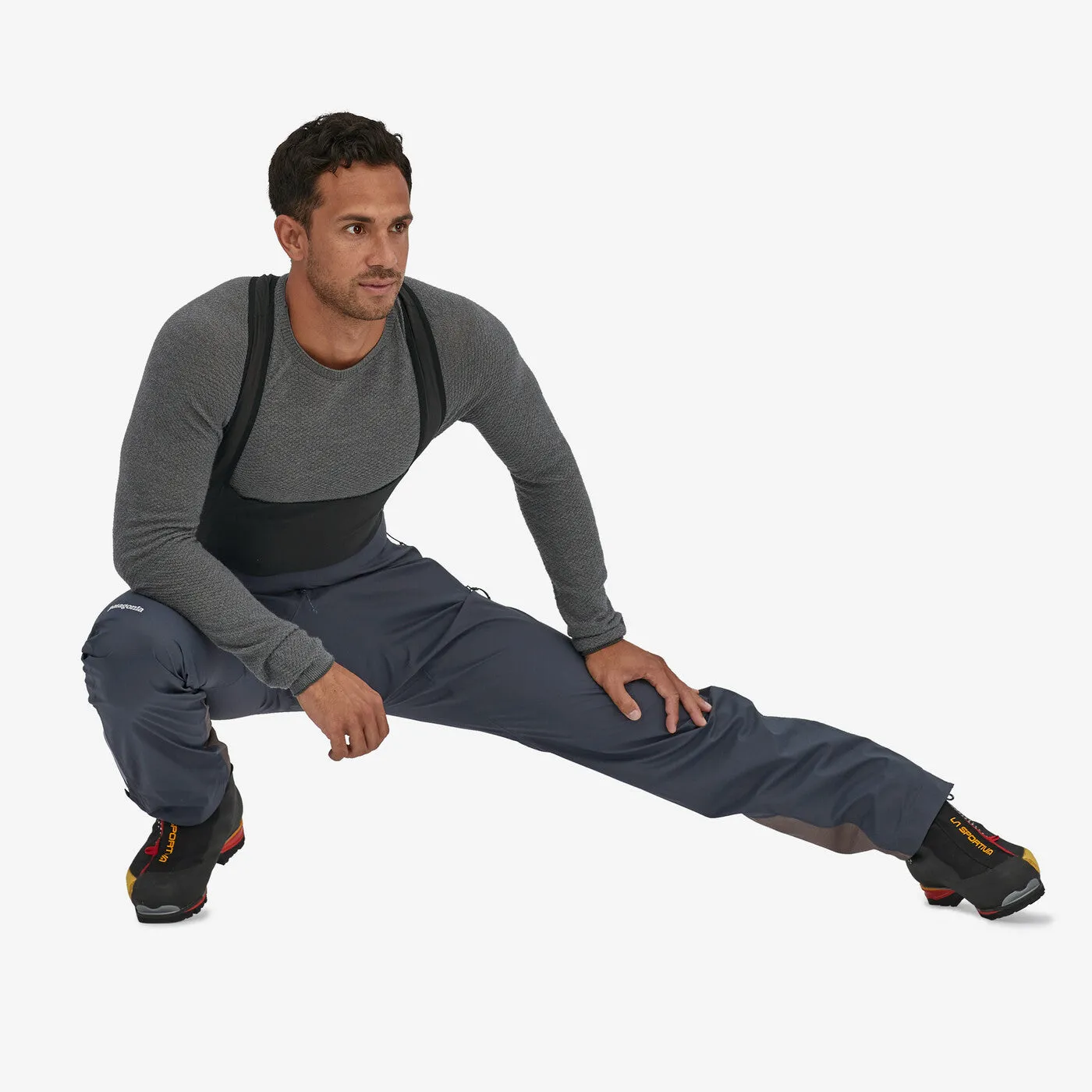 Patagonia - M's Dual Aspect Bibs - Smolder Blue