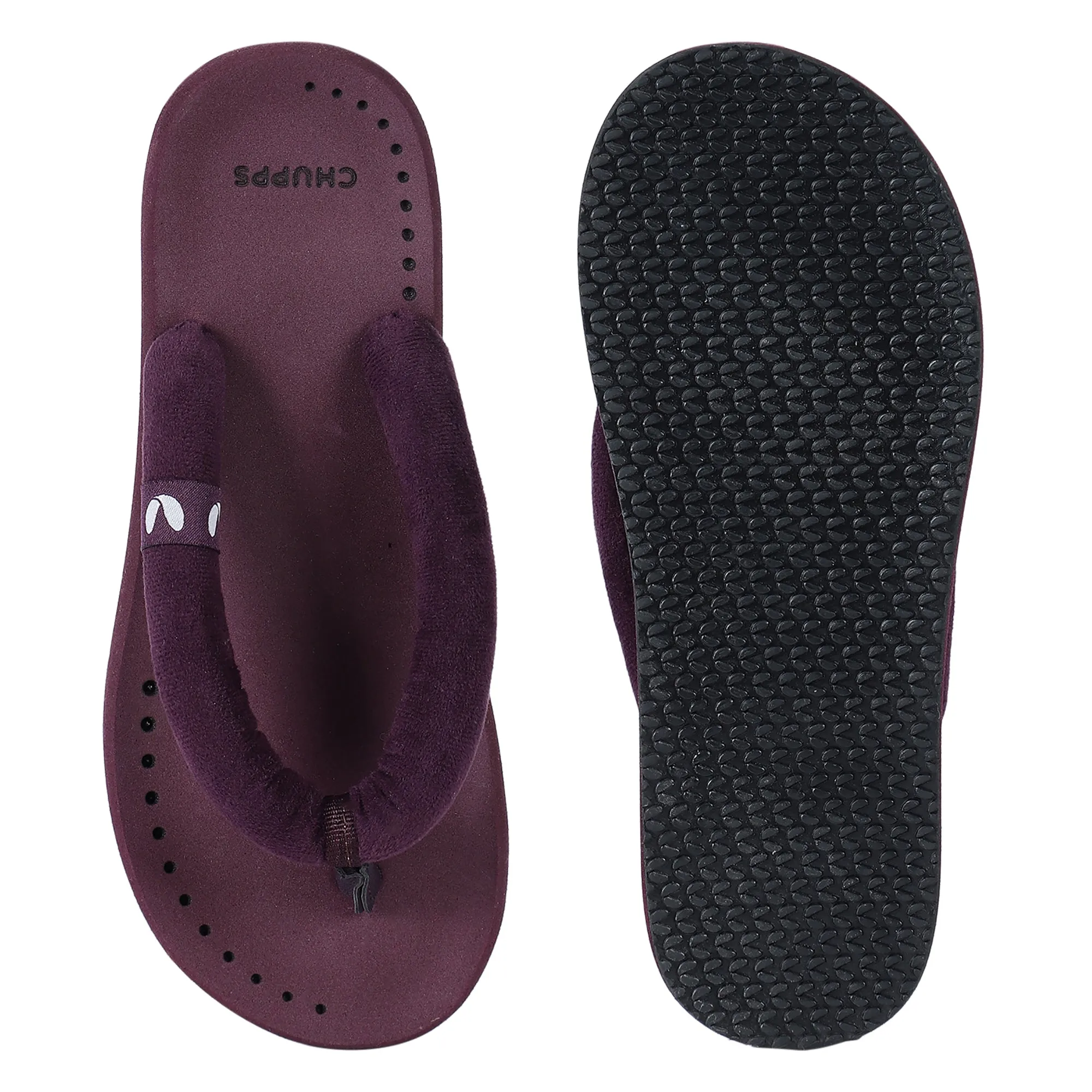 Plush Purple V-Straps