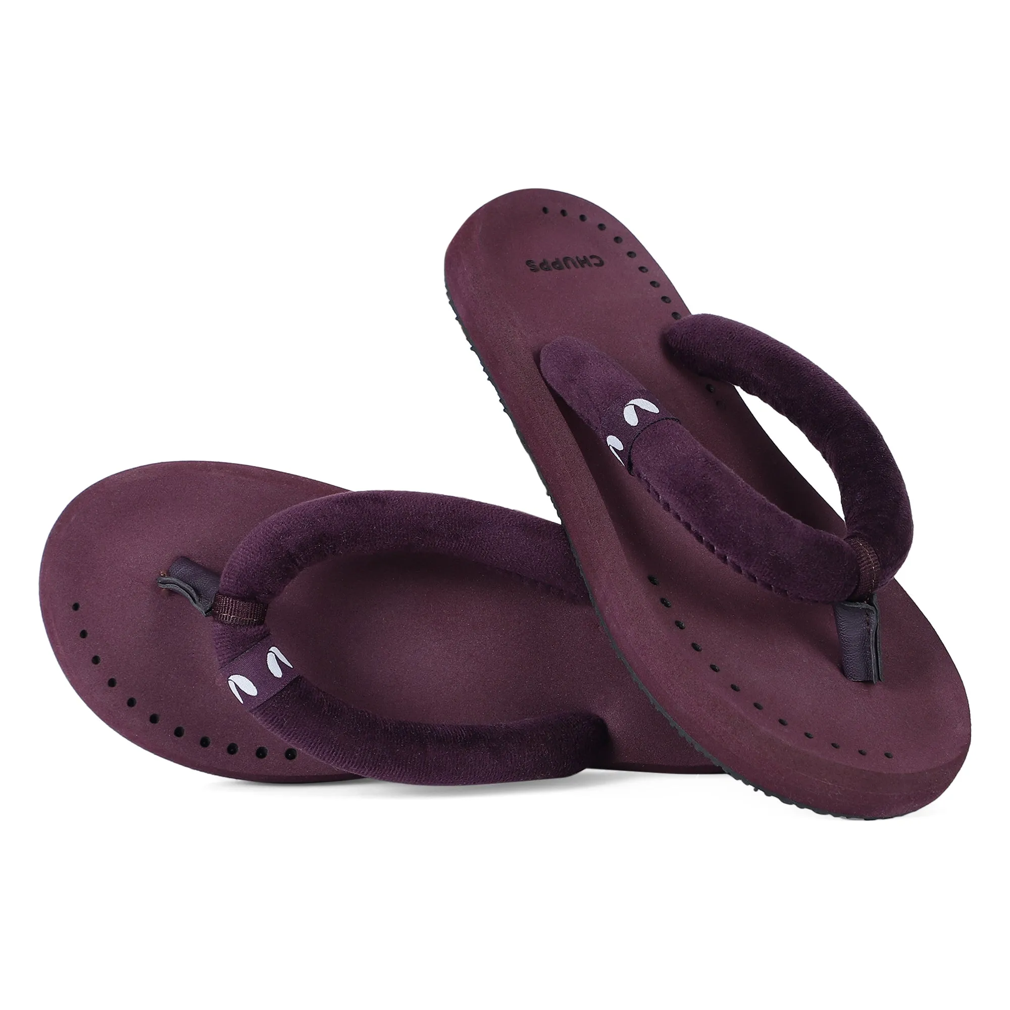 Plush Purple V-Straps