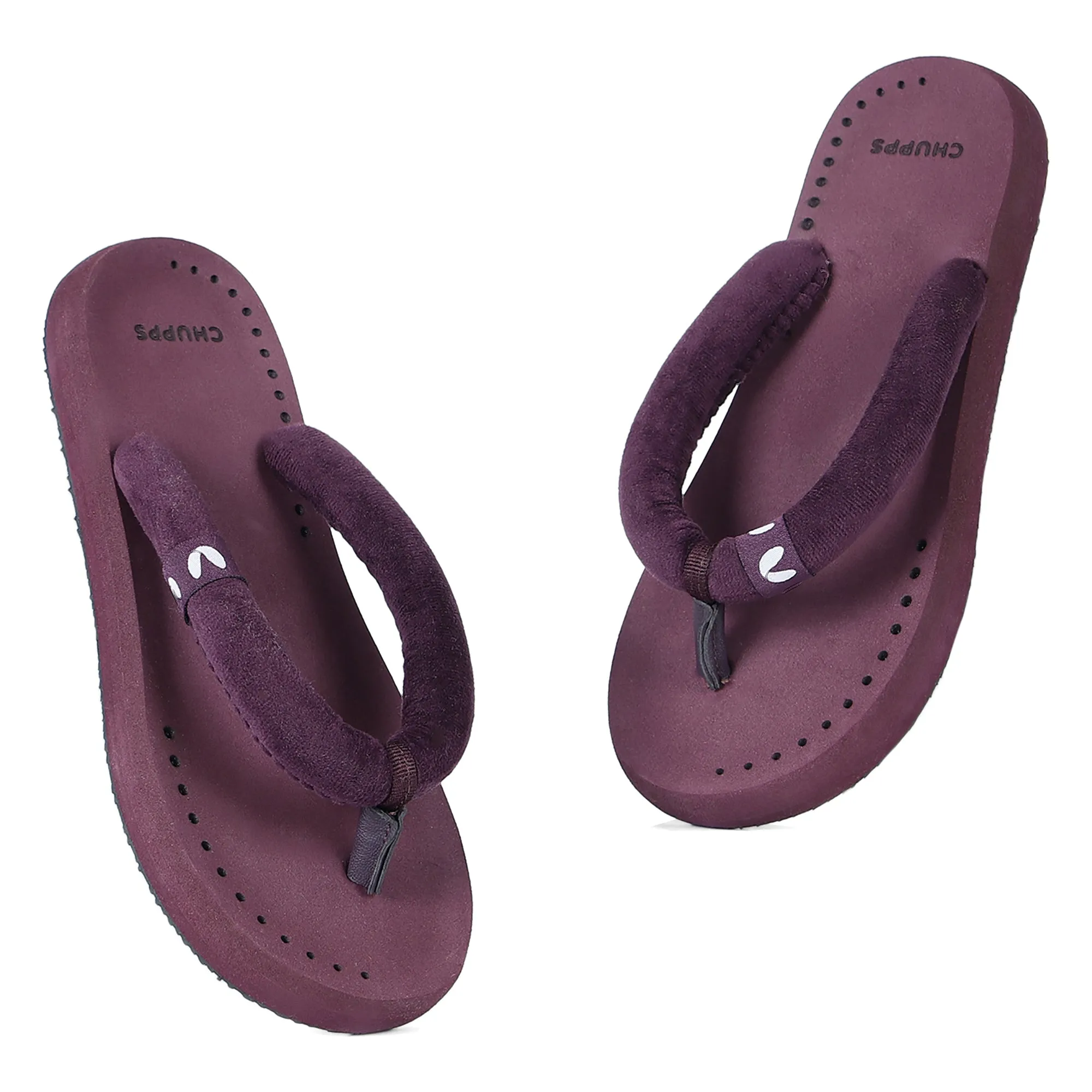 Plush Purple V-Straps