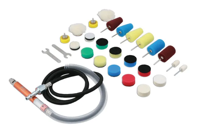 PNEUMATIC DETAIL POLISHING TOOL KIT