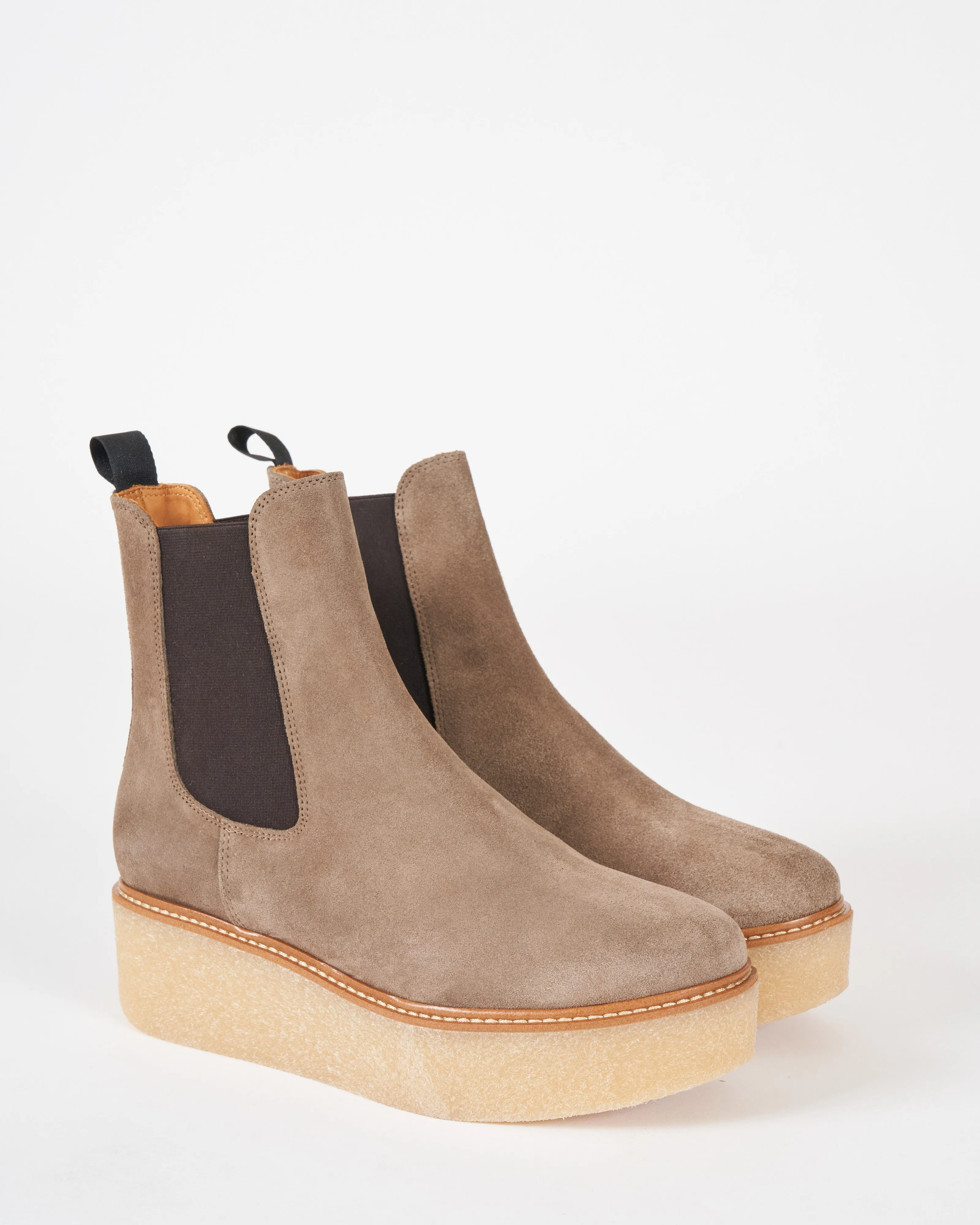 pooky boot - taupe suede