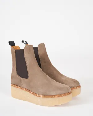 pooky boot - taupe suede