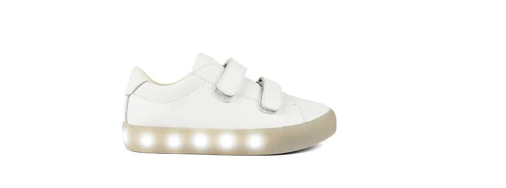 POP SHOES Big Kid's Holiday Light Up Sneakers H17LL NIB