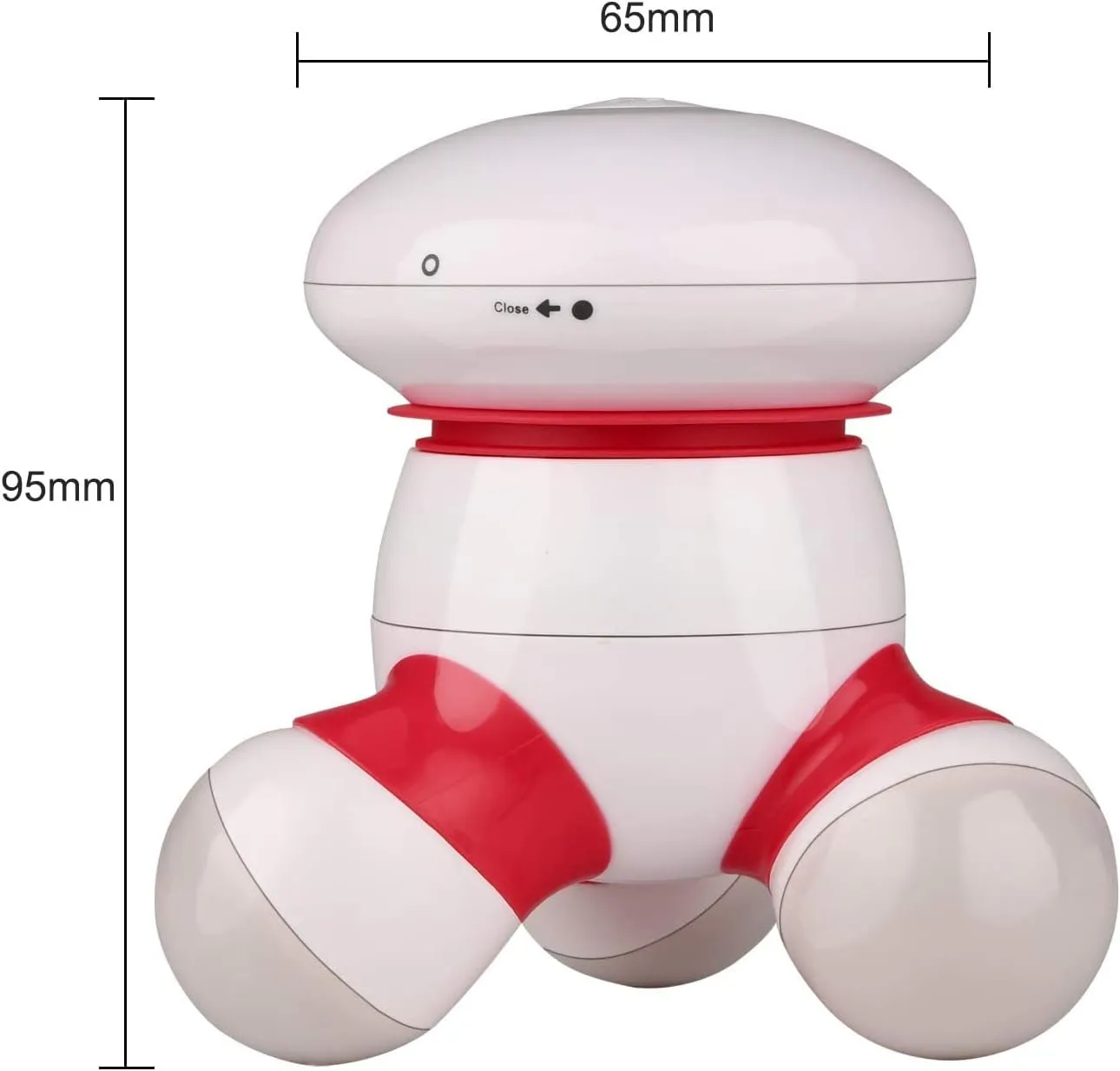 Portable Vibrating Body Massager with LED Light