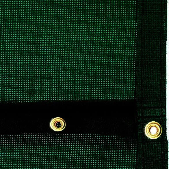 Premium PVC Windscreen  - 9 Ft. Height, Per Linear Ft. (Forest Green)