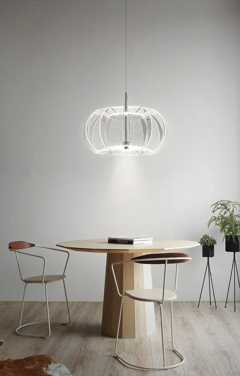 Pumpkin Hollow-out Pendant Light